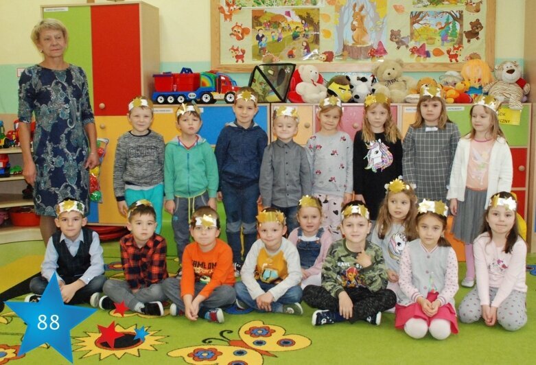  88. 4-, 5-latki z Zespołu Szkolno-Przedszkolnego w Bolimowie.  