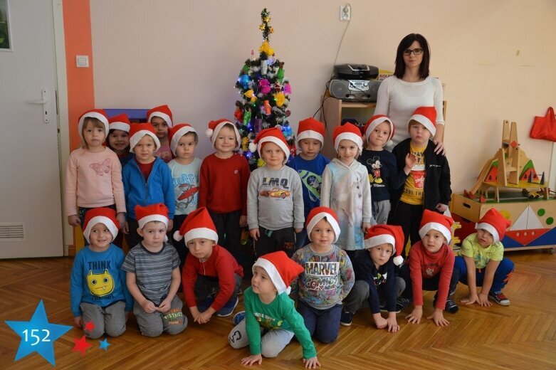  152. Przedszkole Miejskie w Mszczonowie, grupa Biedronki, 4-latki. 