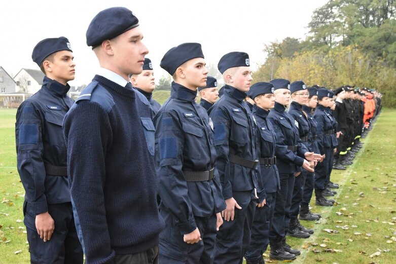  Ślubowanie w bolimowskiej Mundurówce  