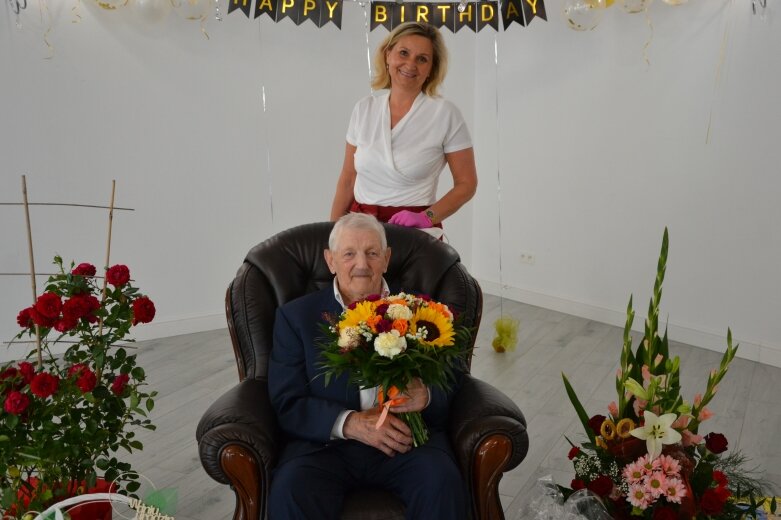  Czesław Ciężki skończył 100 lat, jest najstarszym mężczyzną w powiecie żyrardowskim 