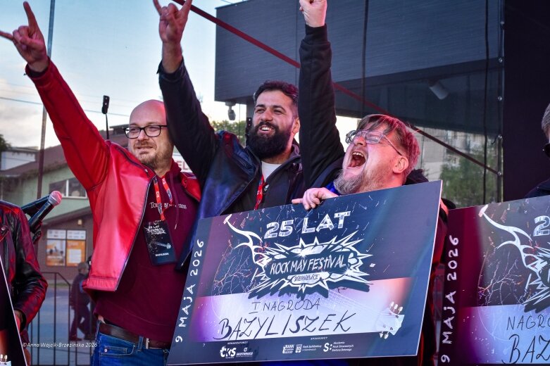  25. ROCK MAY FESTIVAL w Skierniewicach. Bazyliszek wyjeżdża z nagrodą główną i publiczności 