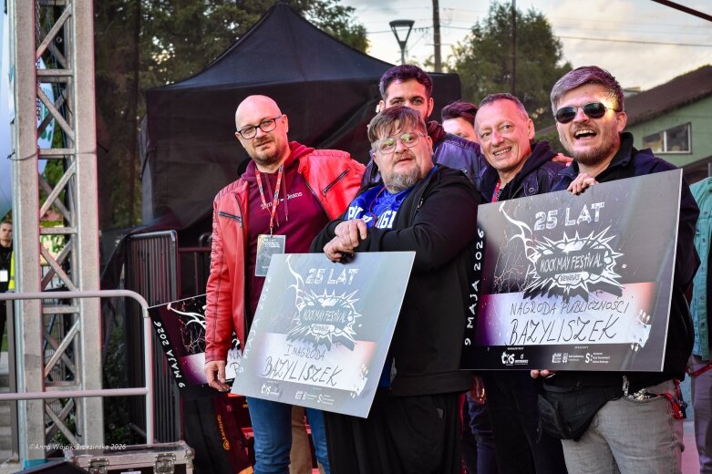  25. ROCK MAY FESTIVAL w Skierniewicach. Bazyliszek wyjeżdża z nagrodą główną i publiczności 