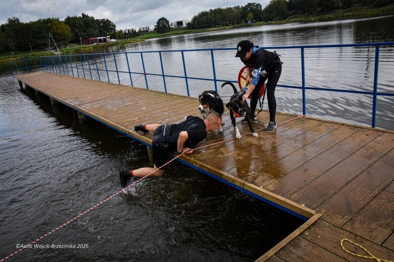  K9B nad Zalewem Zadębie. Człowiek i pies na jednej trasie 