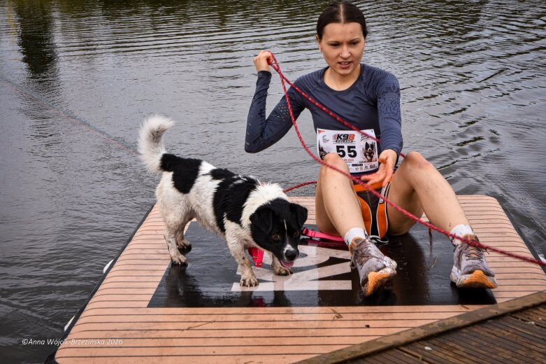  K9B nad Zalewem Zadębie. Człowiek i pies na jednej trasie 
